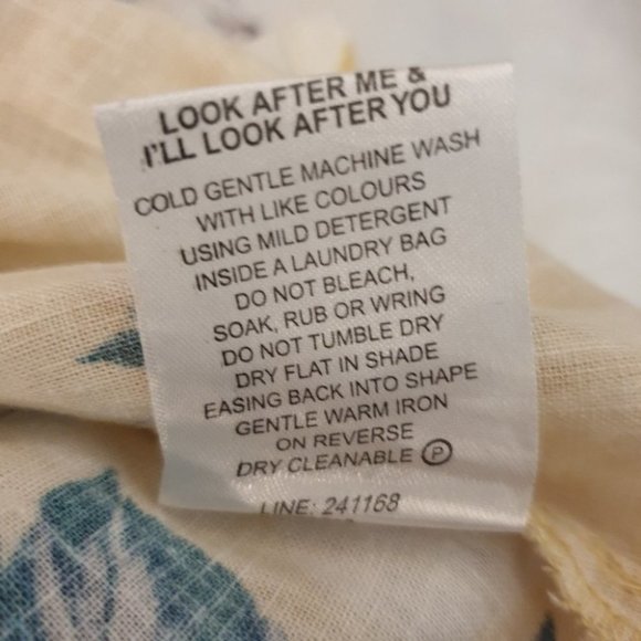 Just Jeans AU-16 Yellow Floral Design Sleeveless Singlet Top NWOT - Picture 9 of 11